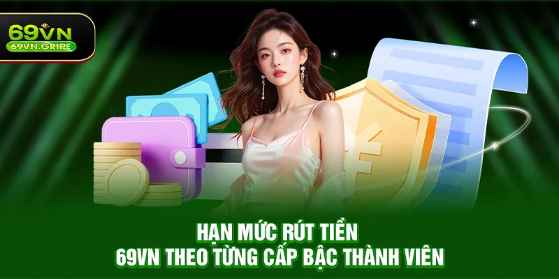 Hạn mức Rút tiền 69VN theo từng cấp bậc thành viên